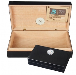 Humidor, Boveda, Necuma Mini Humidor Pianolack black 