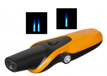 Myon-Paris Zigarrenfeuerzeug Tischfeuerzeug 2to 1 yellow 