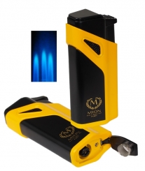 Myon-Paris Zigarrenfeuerzeug Racing Edition 3fach Jet, Bohrer Cohiba Stil 