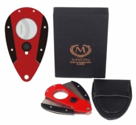Myon Paris Zigarrencutter Butterfly Racing Edition Lack rot 