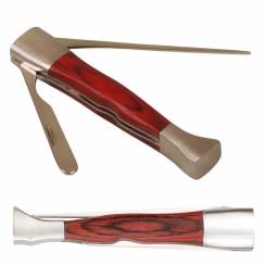 Necuma Luxus Pfeifenbesteck Edelstahl-Holz 3tlg 