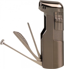 JEAN CLAUDE Pfeifenfeuerzeug Glasgow mit Pfeifenbesteck 