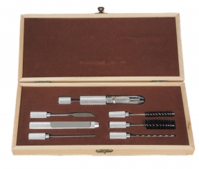 Pfeifen Service Set in Holzschatulle Pipe Reamer 