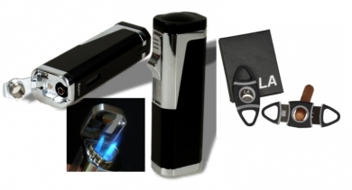 Necuma Smokersset 103 LA Feuerzeug und Zigarrencutter 