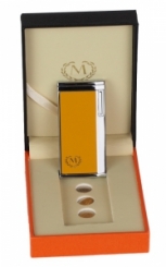 Myon Elektra lll Elektronik Feuerzeug Turboflamme gelb 