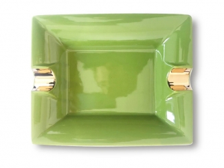 Tycoon Zigarrenascher schwere Ausführung grün 