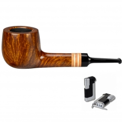 Vauen Pfeife * BRASS 2309 + Necuma Pfeifenfeuerzeug 