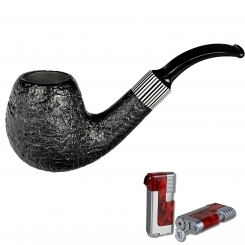 Vauen Pfeife * Hippo 5804 + Necuma Pfeifenfeuerzeug 