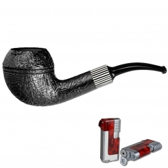 Vauen Pfeife * Hippo 5808 + Necuma Pfeifenfeuerzeug 