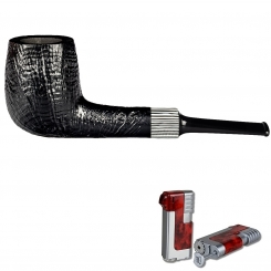 Vauen Pfeife * Hippo 5868 + Necuma Pfeifenfeuerzeug 