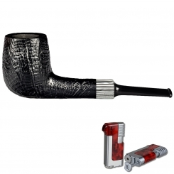 Vauen Pfeife * Hippo 5886 + Necuma Pfeifenfeuerzeug 