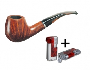 Vauen Pfeife Classic 3961 + Necuma Pfeifenfeuerzeug 