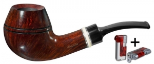 Vauen Pfeife Maximilian 1046 + Winjet Pfeifenfeuerzeug 