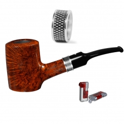 Vauen Pfeife Standpfeife * Nana 130 Weißpunktedition + Necuma Pfeifenfeuerzeug 