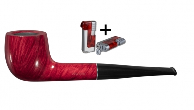 Vauen Pfeife * Picolo 3023 + Necuma Pfeifenfeuerzeug 