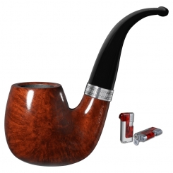 Vauen Pfeife Quentin 8253 +Necuma Pfeifenfeuerzeug 