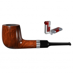 Vauen Pfeife * Quentin 8286 +Necuma Pfeifenfeuerzeug 