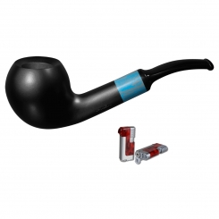 Vauen Pfeife Sina 8008 + Necuma Pfeifenfeuerzeug 