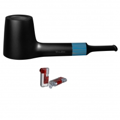 Vauen Pfeife Standpfeife Sina 8083 + Necuma Pfeifenfeuerzeug 