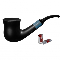 Vauen Pfeife Sina 8095 + Necuma Pfeifenfeuerzeug 