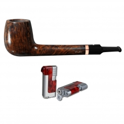 Vauen Pfeife * SIX SX106 6mm + Necuma Pfeifenfeuerzeug 