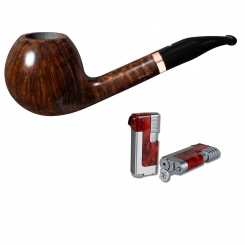 Vauen Pfeife * SIX SX109 6mm + Necuma Pfeifenfeuerzeug 