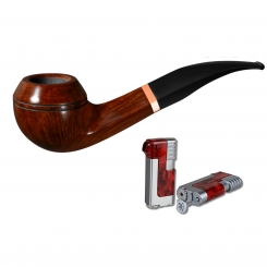 Vauen Pfeife * SIX 1107 6mm + Necuma Pfeifenfeuerzeug 