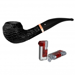 Vauen Pfeife * SIX SX507 6mm + Necuma Pfeifenfeuerzeug 