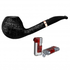 Vauen Pfeife * SIX SX509 6mm + Necuma Pfeifenfeuerzeug 