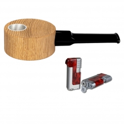 Vauen Pfeife * UFO 2 + Necuma Pfeifenfeuerzeug 