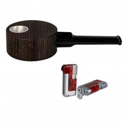 Vauen Pfeife * UFO 3 + Necuma Pfeifenfeuerzeug 