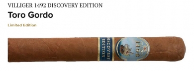 Zigarre Villiger 1492 Discovery Edition Gordo 