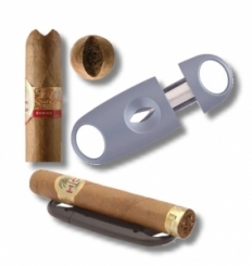 Xikar VX Zigarrencutter V-Schnitt silber-pearl 