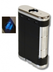 Xikar Tischfeuerzeug Allume XTX Trible schwarz 