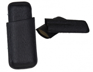 Zigarrenetui Leder Struktur Teleskop 2er Corona 