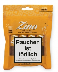 Zigarren Zino Nicaragua Short Topedo 4 Stück im praktischen Freshpack 