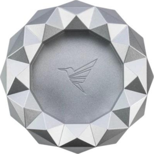 Artikelbild des Artikels “COLIBRI * Zigarrenascher Metall rund Quasar silber “