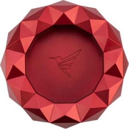 Artikelbild des Artikels “COLIBRI * Zigarrenascher Metall rund Quasar rot “