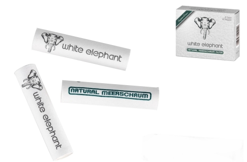 Artikelbild des Artikels “40er Pack White Elephant Meerschaumfilter 9mm “