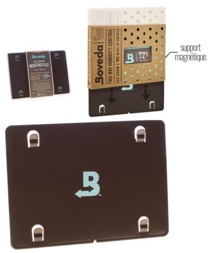 Artikelbild des Artikels “Boveda Montageplatte Halterung Metall für 320 Gramm Befeuchter Pouch “