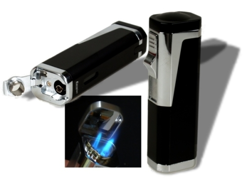 Artikelbild des Artikels “Zigarrenfeuerzeug LA Rio 3xLaser-Bohrer schwarz “