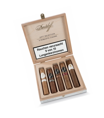 Artikelbild des Artikels “Davidoff Zigarren Geschenkset Selection 5 Robusto Cigars “