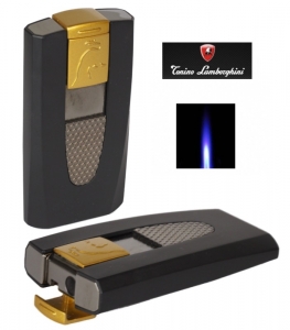 Artikelbild des Artikels “Tonino Lamborghini Feuerzeug Hungaro schwarz-gold “