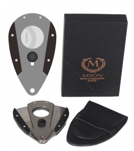 Artikelbild des Artikels “Myon Paris Zigarrencutter Butterfly Racing Edition Lack Perlgrau “