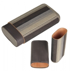 Artikelbild des Artikels “Design- Zigarrenetui-Reisehumidor Teleskop 3er A “