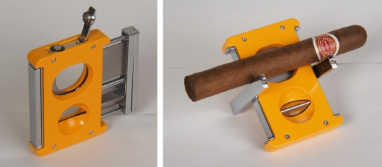 Tycoon Zigarrenschneider Multi Tool 4 in 1 gelb 