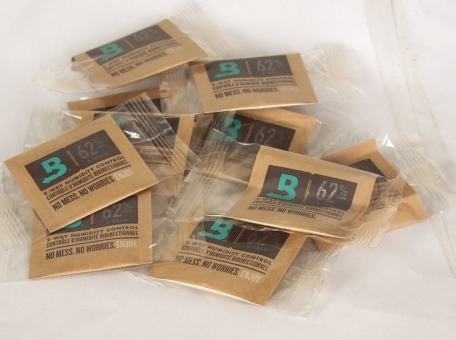 Luxusvariante 10 Stück Boveda einzeln eingeschweisst 62% 4 Gramm Befeuchter 