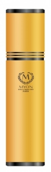 Myon-Paris Zigarren Alu Humidor Reise-Tubidor Rcing Edition gelb 