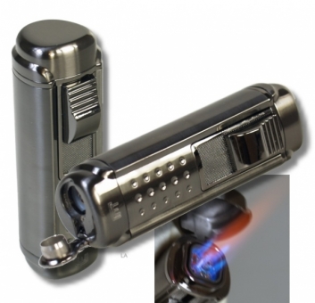 WinJet Zigarren Feuerzeug Titan 4fach Jetflamme-Bohrer 2 