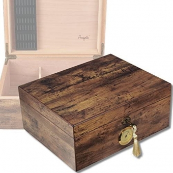 Bubinga Antik Finish Humidor V-580 